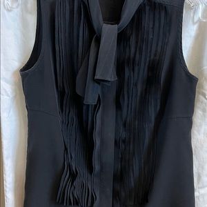DIANE von FURSTENBERG Sleeveless Black Blouse